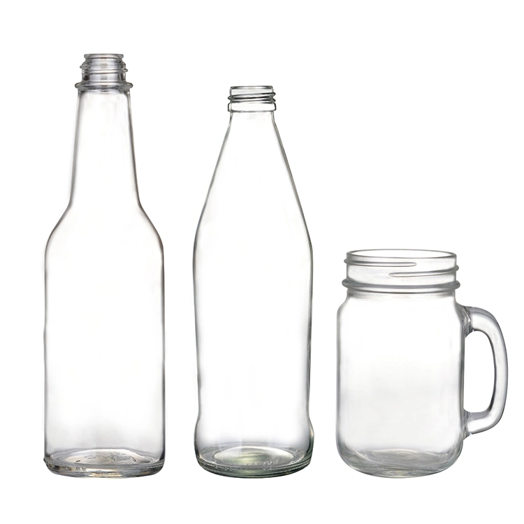 Upc Factory Supplier High Quality Large Big Mouth Juice 1000ml Glass Bottles