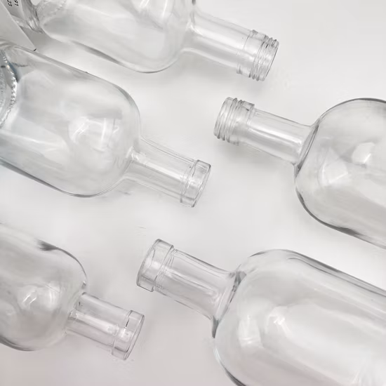 Bottiglia di succo di frutta succosa di bevanda di caffè pressata a freddo in vetro vuoto commerciale trasparente personalizzato da 50 ml, 100 ml, 200 ml, 300 ml, 350 ml, 500 ml